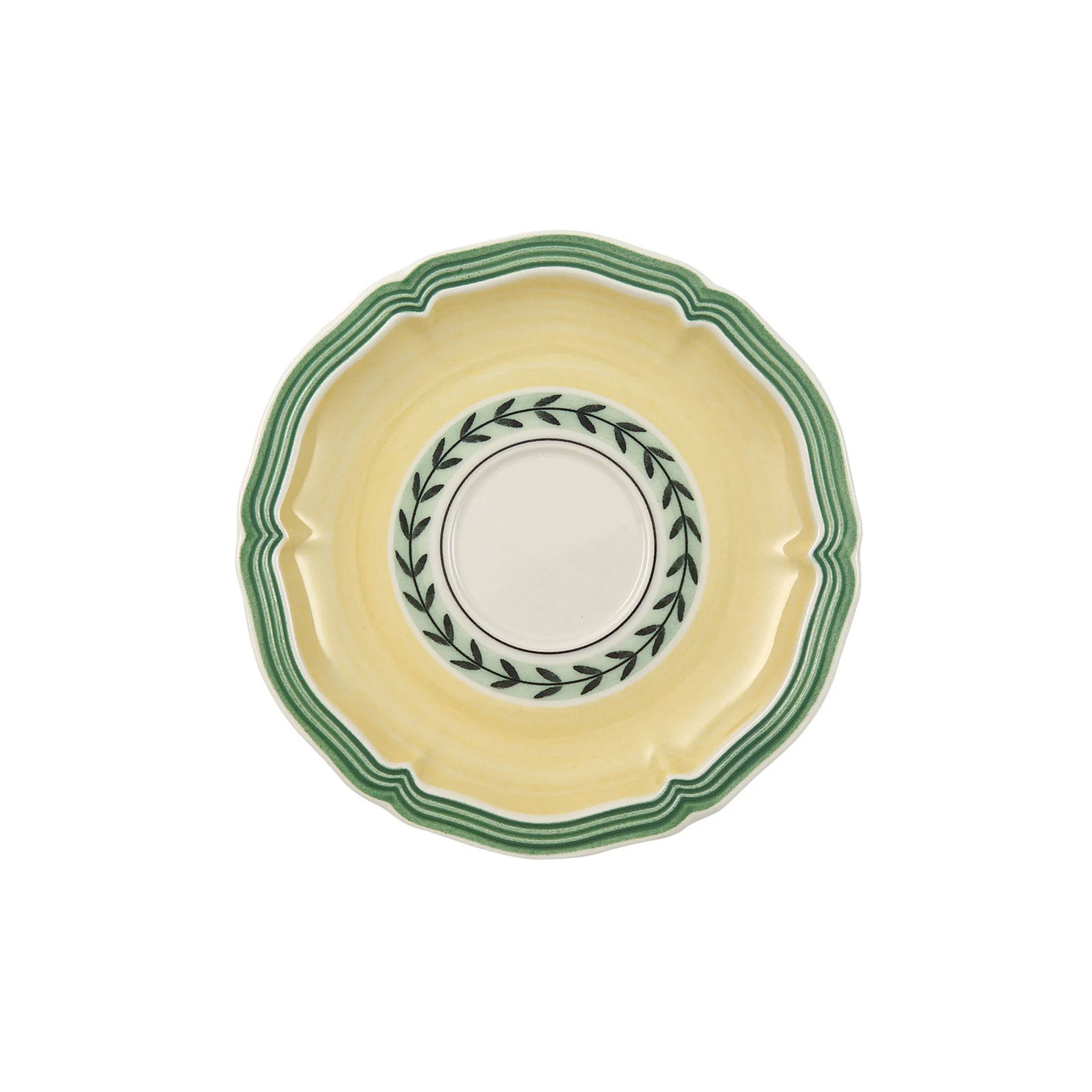 French Garden Fleurence Espresso Saucer in Multi