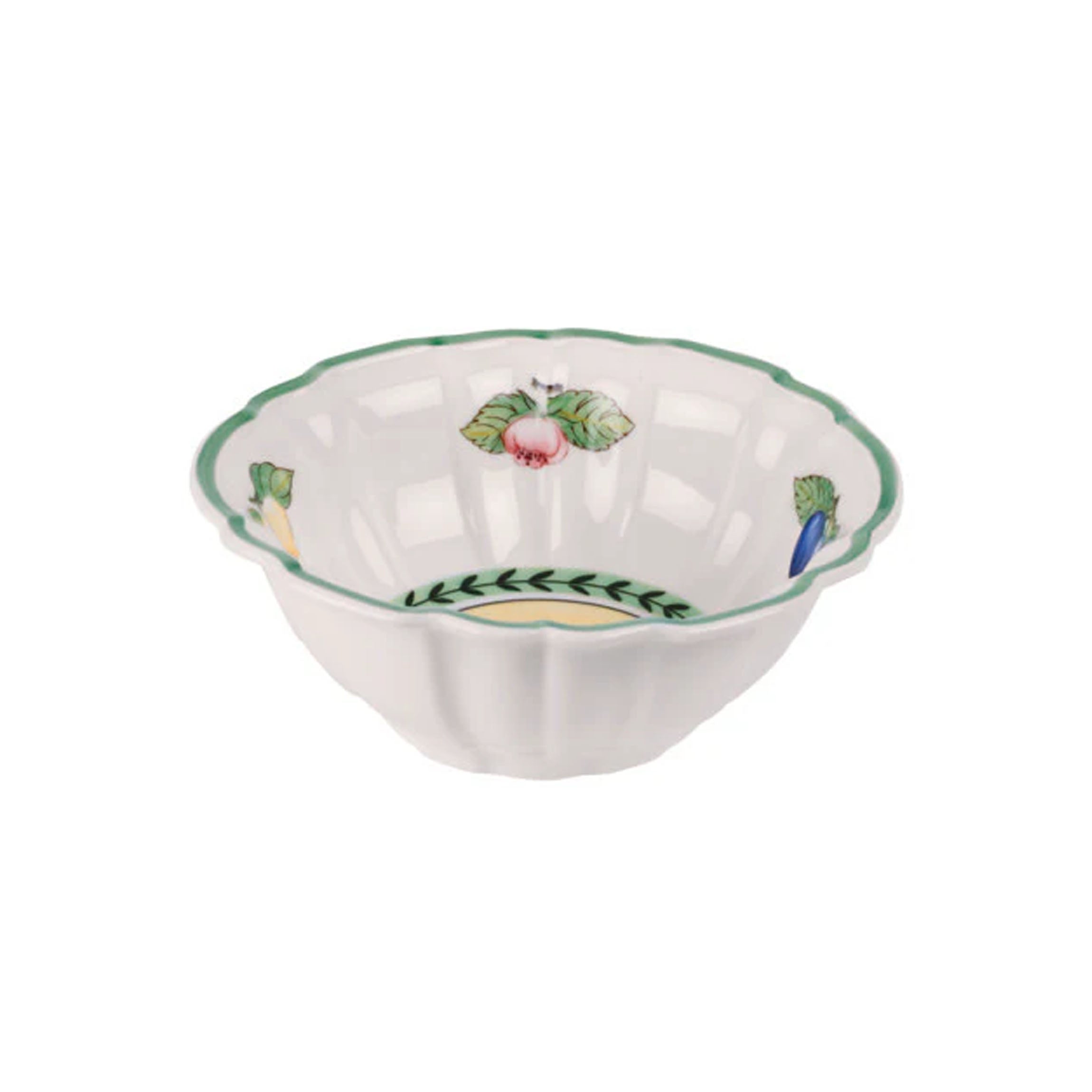 French Garden Fleurence Rice Bowl Fluted in Multi