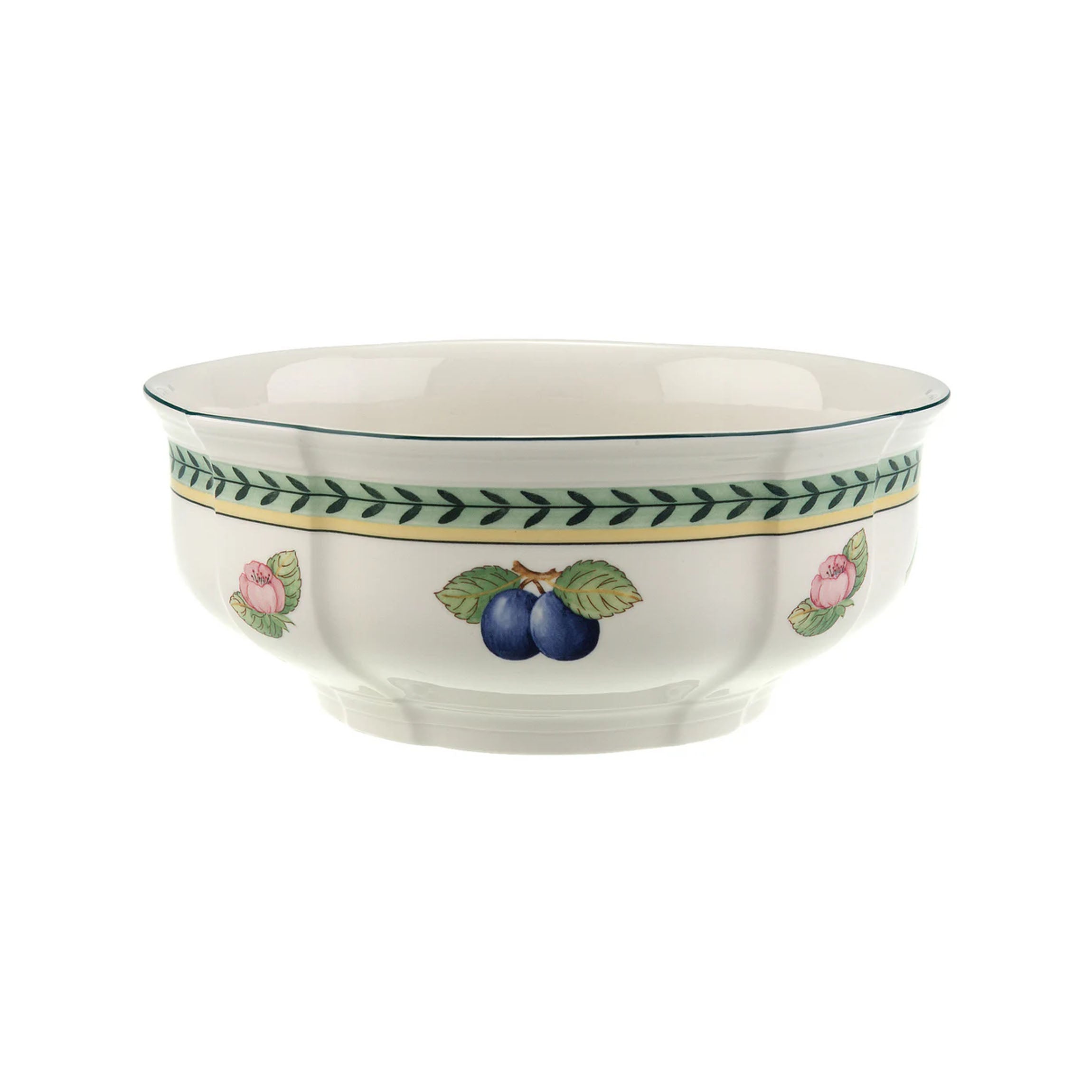 French Garden Fleurence Round Vegetable Bowl in Multi