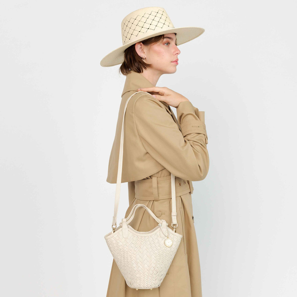 Flow Mini Crossbody in Ivory