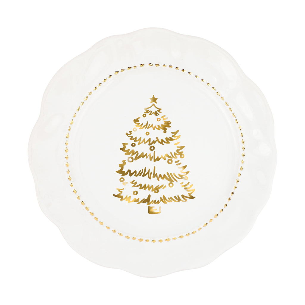 Giorno di Festa Dinner Plate in White