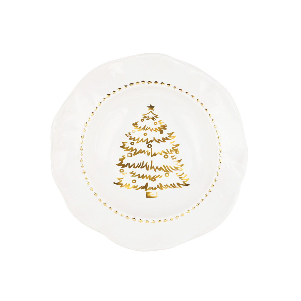 Giorno di Festa Salad Plate in White