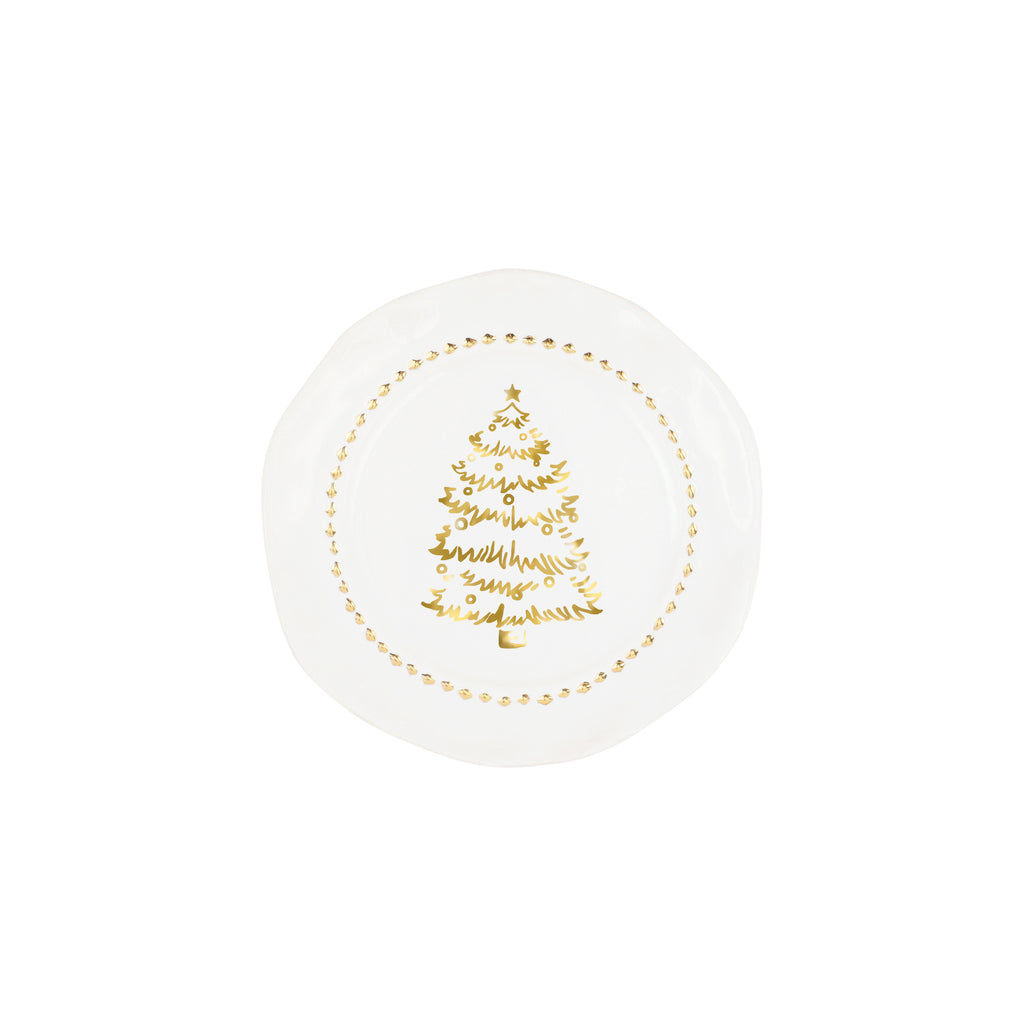 Giorno di Festa Canape Plate in White