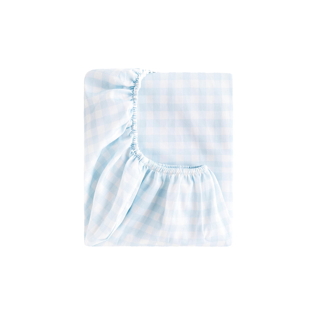 Blue Gingham Changing Mat