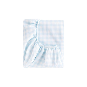 Blue Gingham Changing Mat