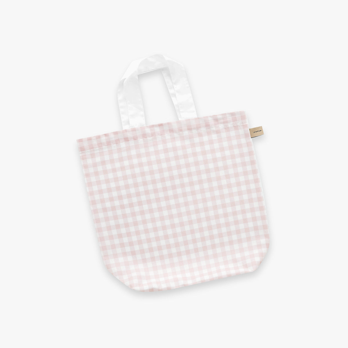 Picnic Gingham Play Mat Tote Bag in Pink