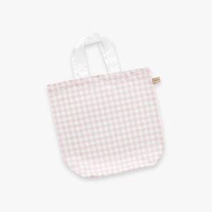Picnic Gingham Play Mat Tote Bag in Pink