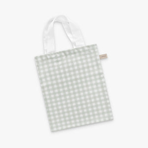 Picnic Gingham Tote Bag in Green