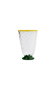 Quilted Glasses in Quilted Multicolor, Set of 4