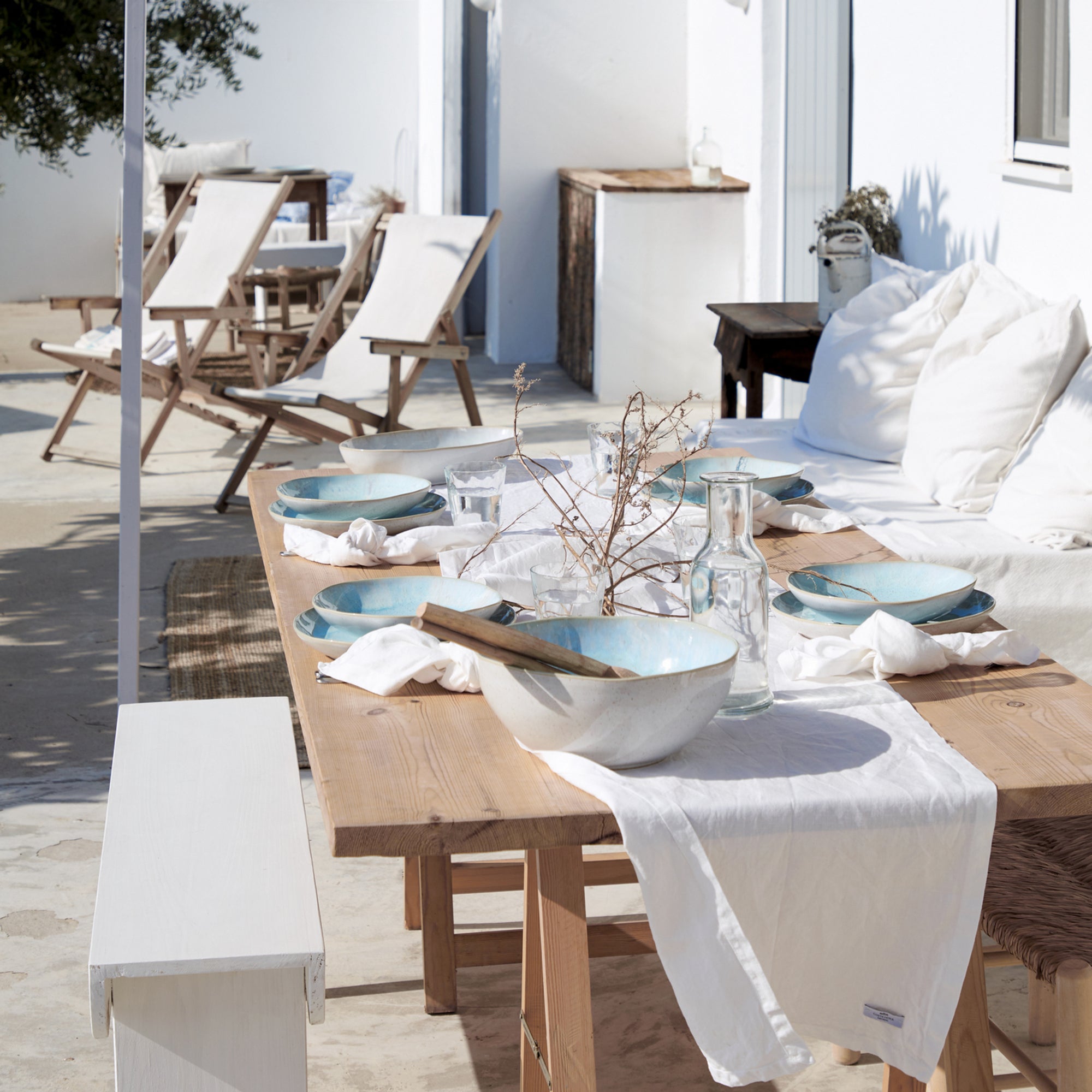 Eivissa Collection Pasta/Serving Bowl in Sea Blue