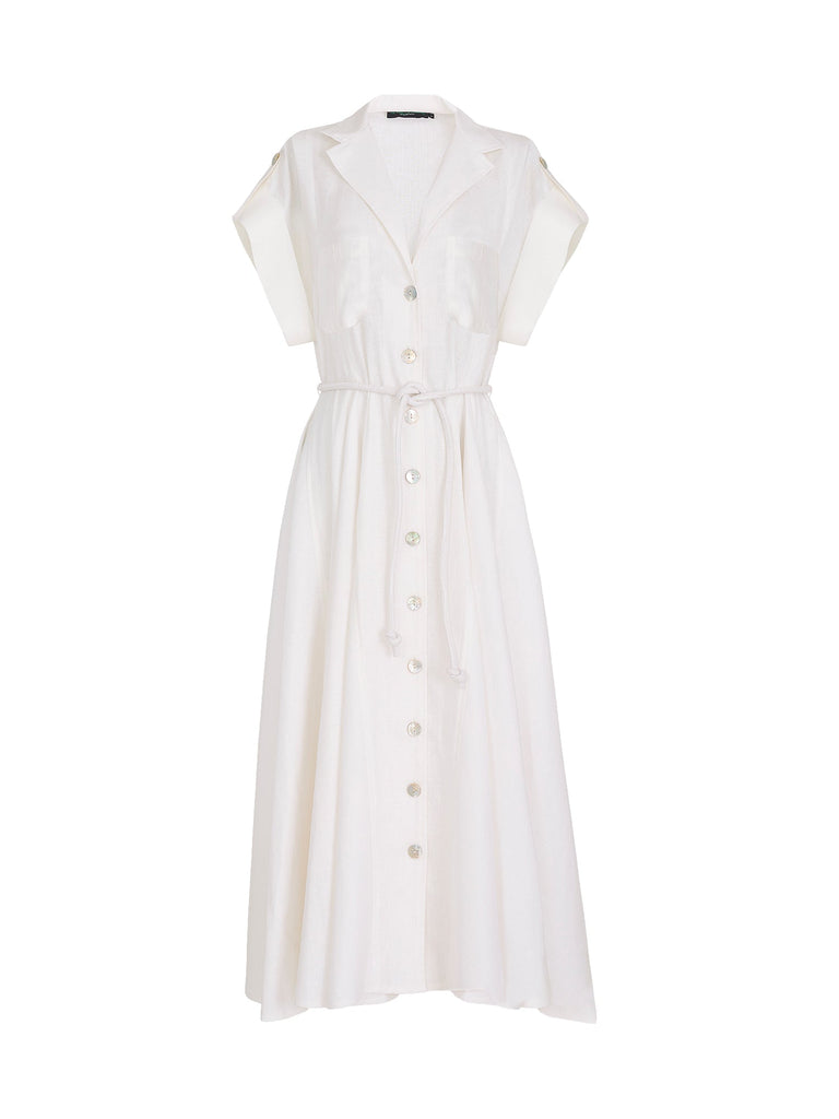 GUAYABA MAXI DRESS IN OFF WHITE - No Pise La Grama Web