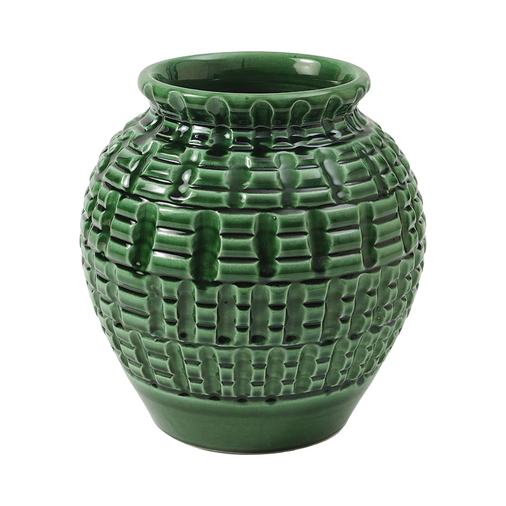 Geometric Vase, Jade