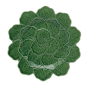 Geranium Charger Plate Green