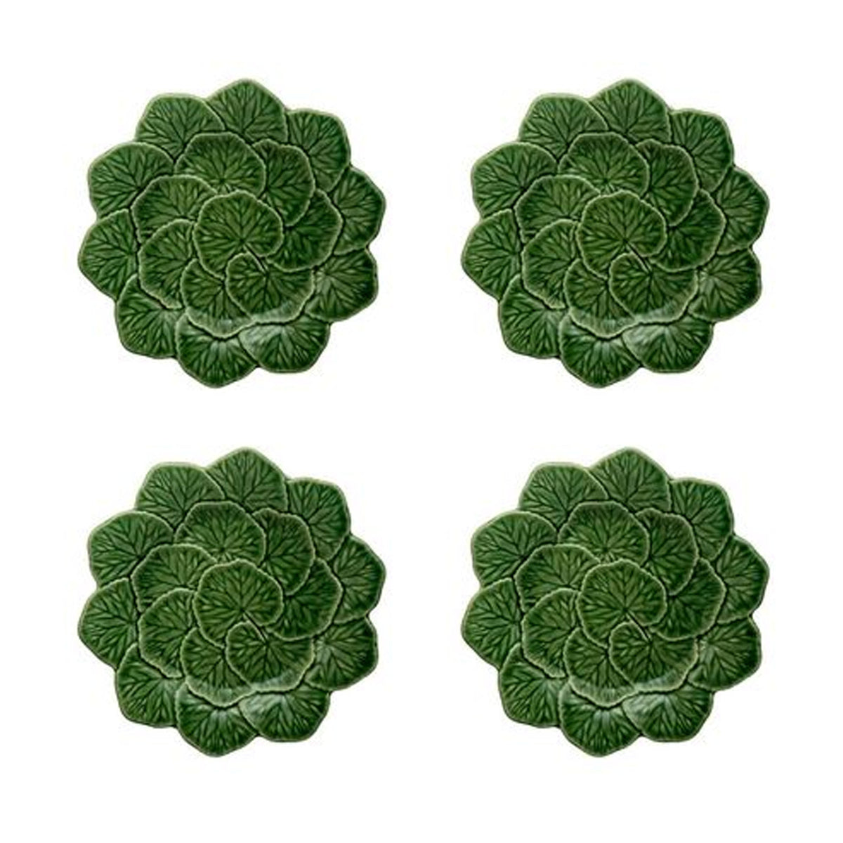 Geranium Dessert Plate 22", Set of 4