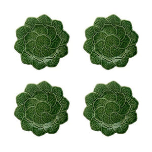 Geranium Dessert Plate 22", Set of 4
