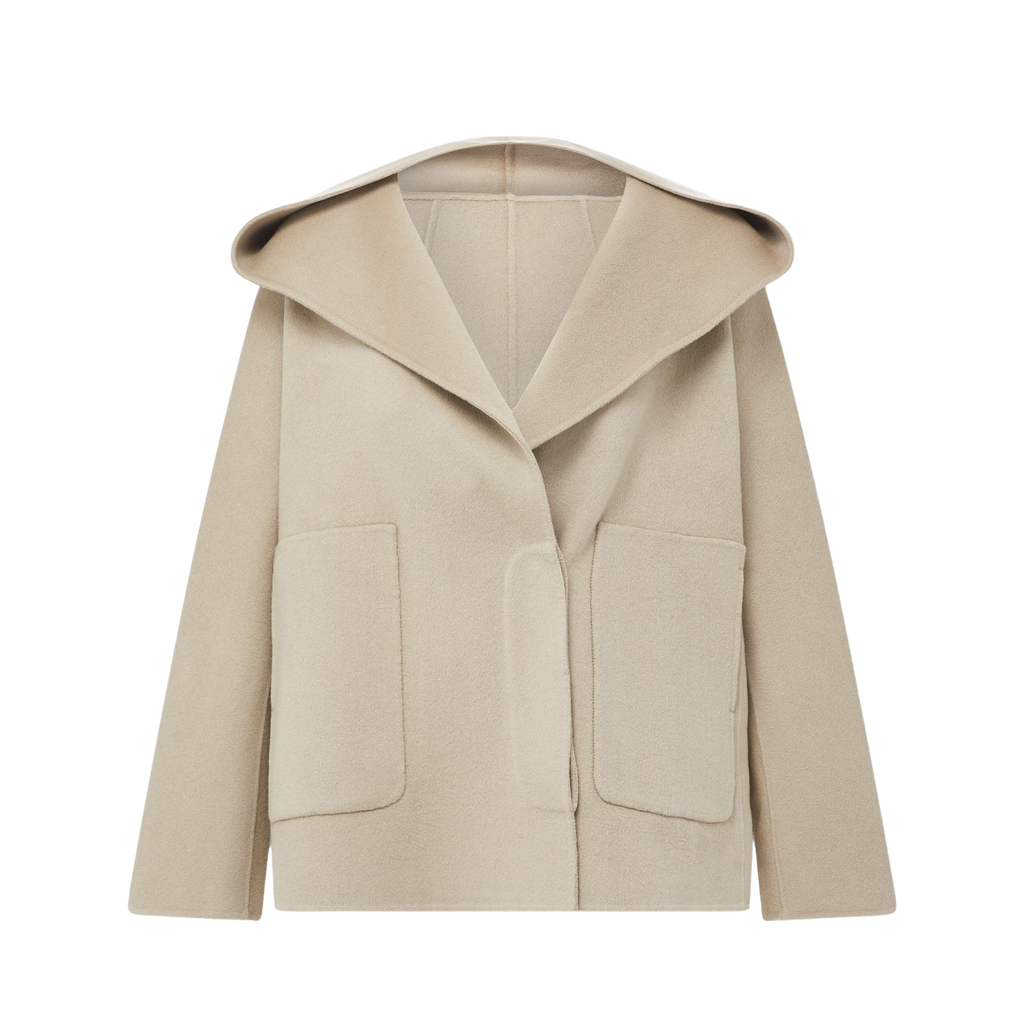 Gia Cashmere Coat in Oatmeal