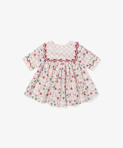 Gigi Baby Dress in Pomegranate Parade