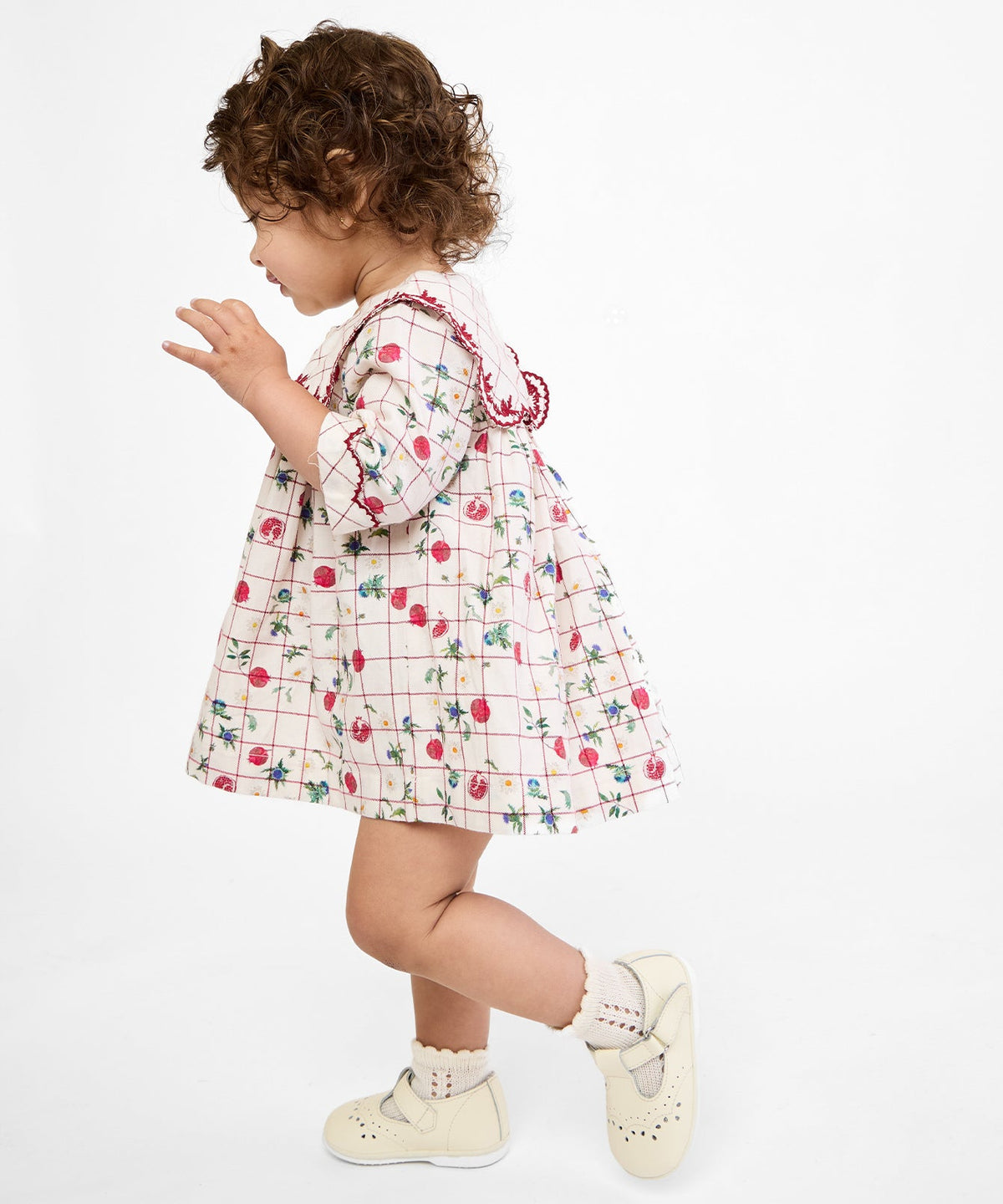 Gigi Baby Dress in Pomegranate Parade