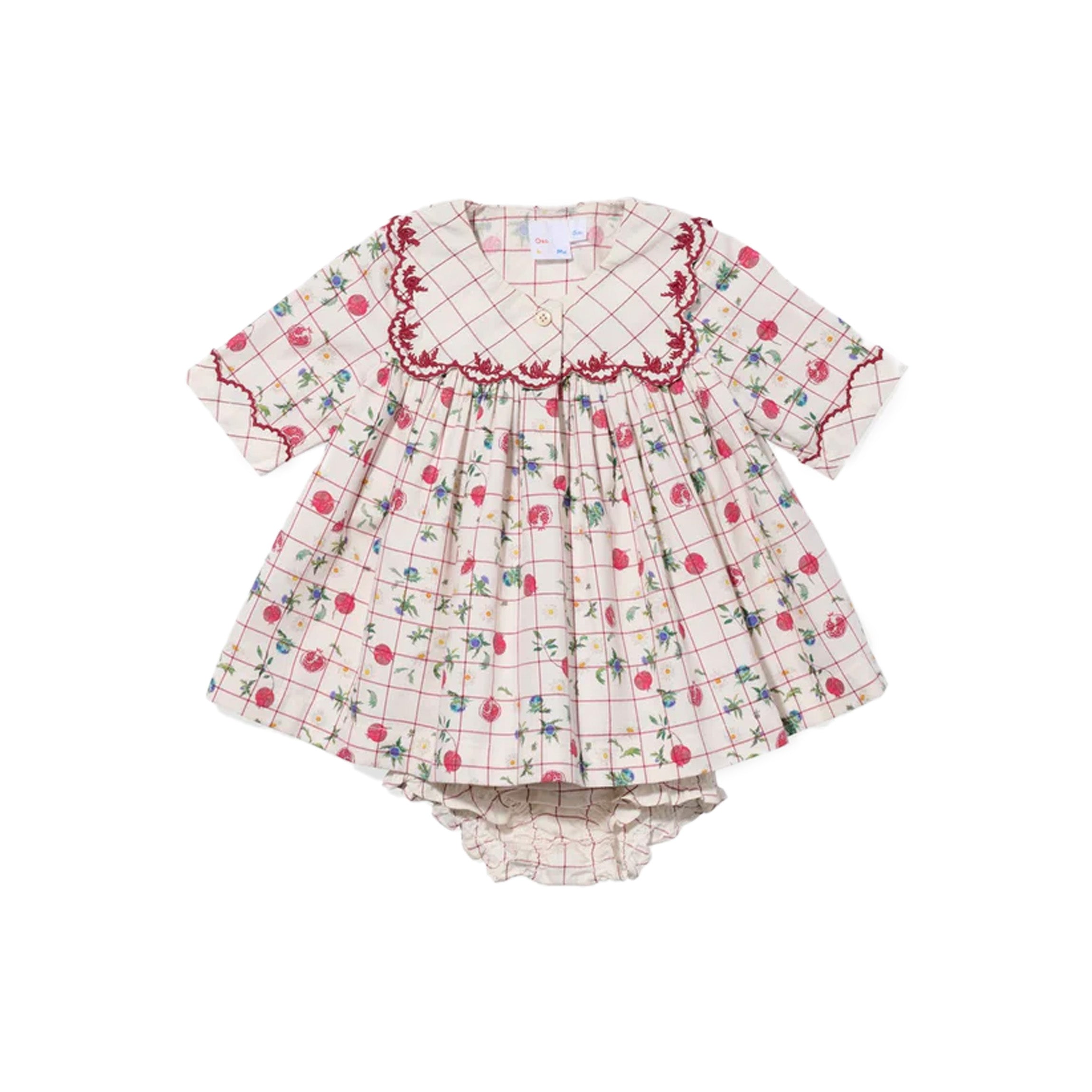 Gigi Baby Dress in Pomegranate Parade