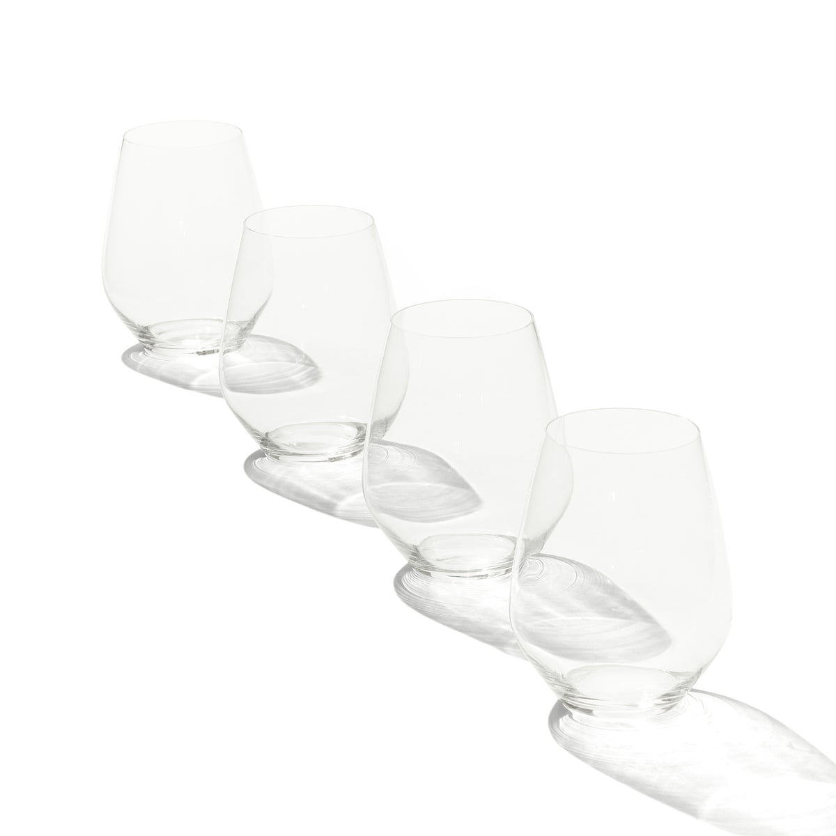 Stemless Wine Glasses, Set of 4