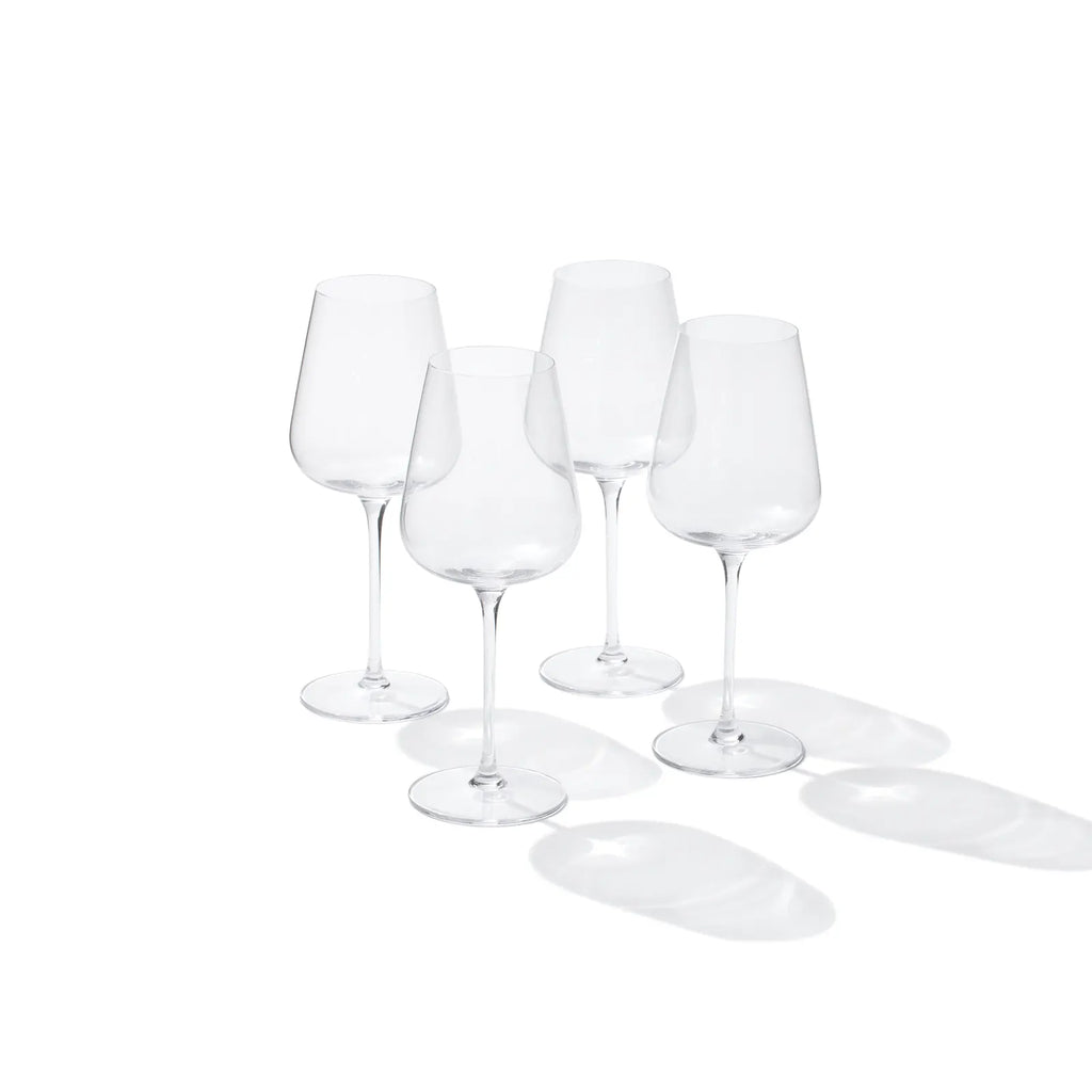 White Wine Glasses, Set of 4