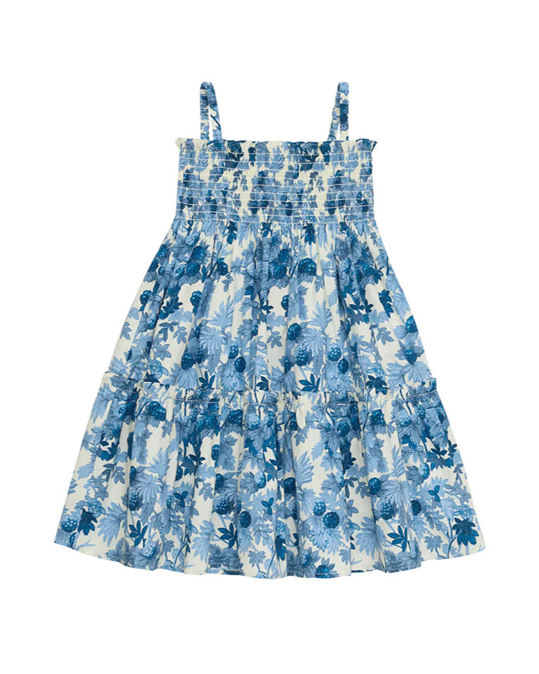 Goldie Dress in Berries Egret