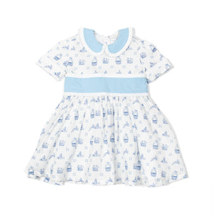 Grace Dress in Heirloom Delft