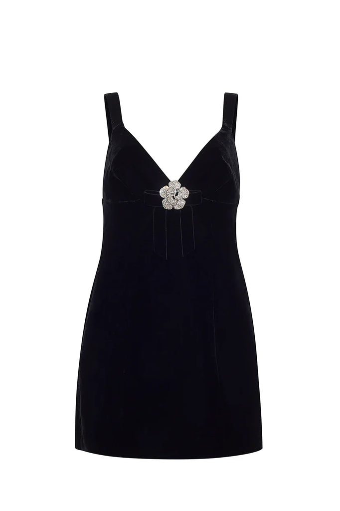 Gracie Mini in Black Lux Velvet