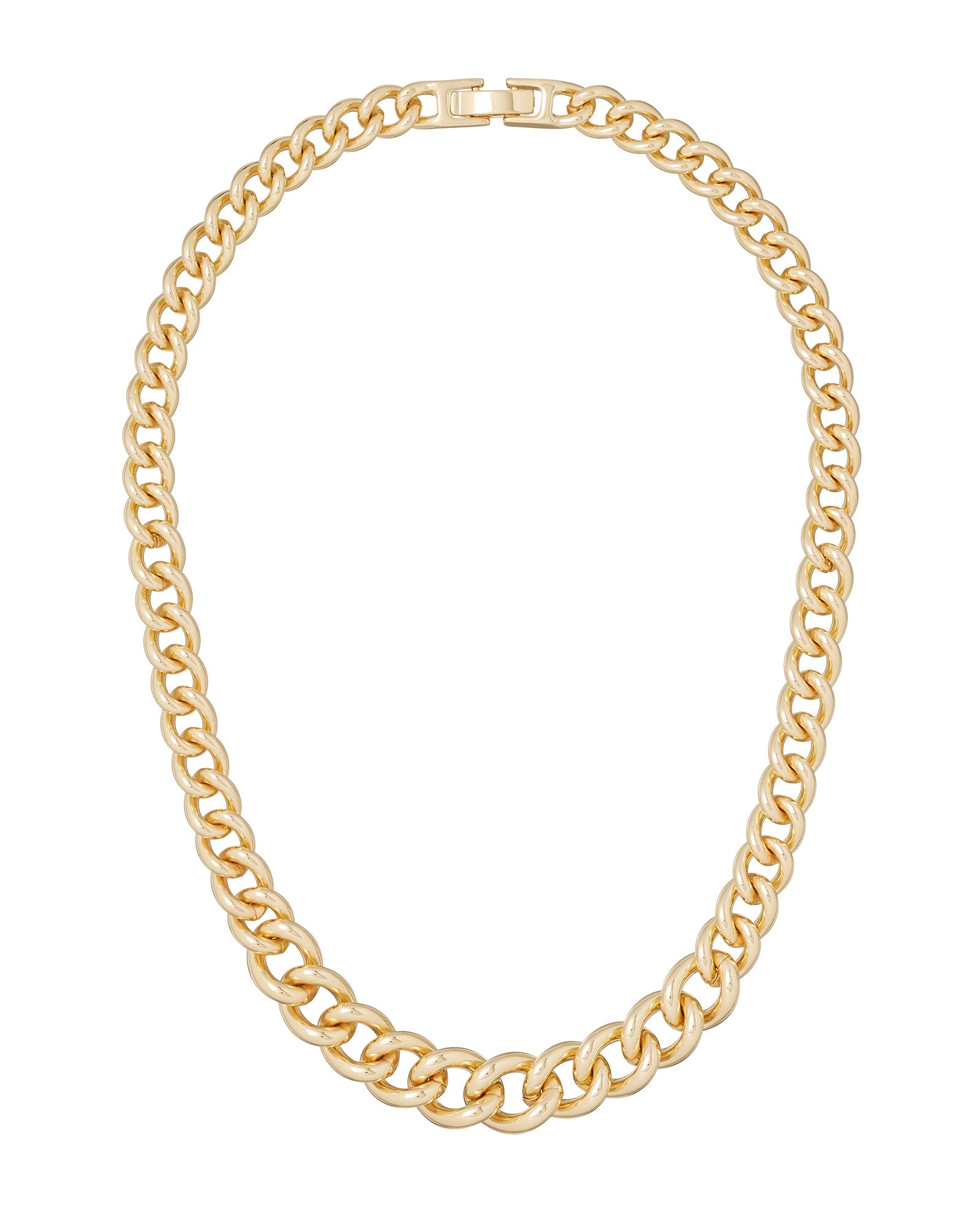 The Graduated Link Necklace in Gold