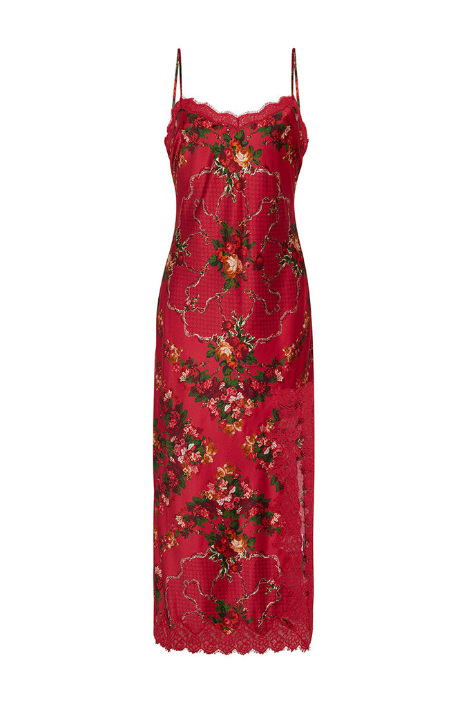 Granada Dress in Gemma Scarf Pink