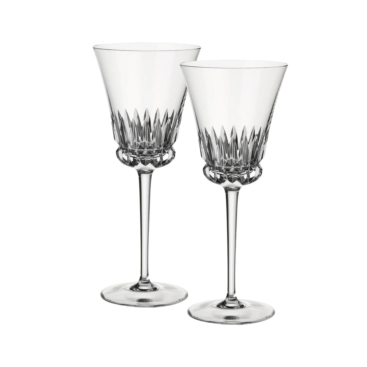 Grand Royal White Wine Pair in Clear, Set of 2