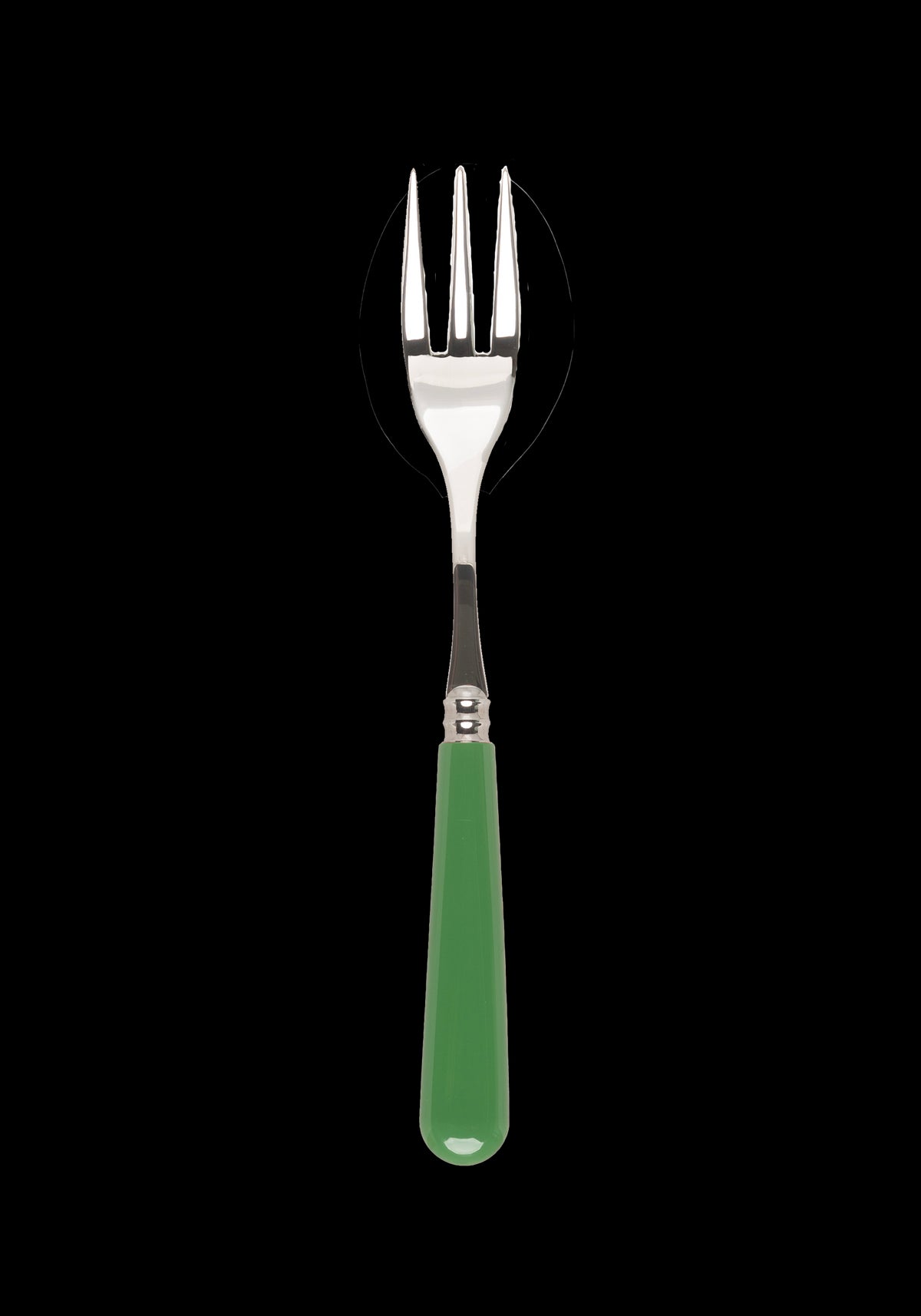 Green Serving Fork