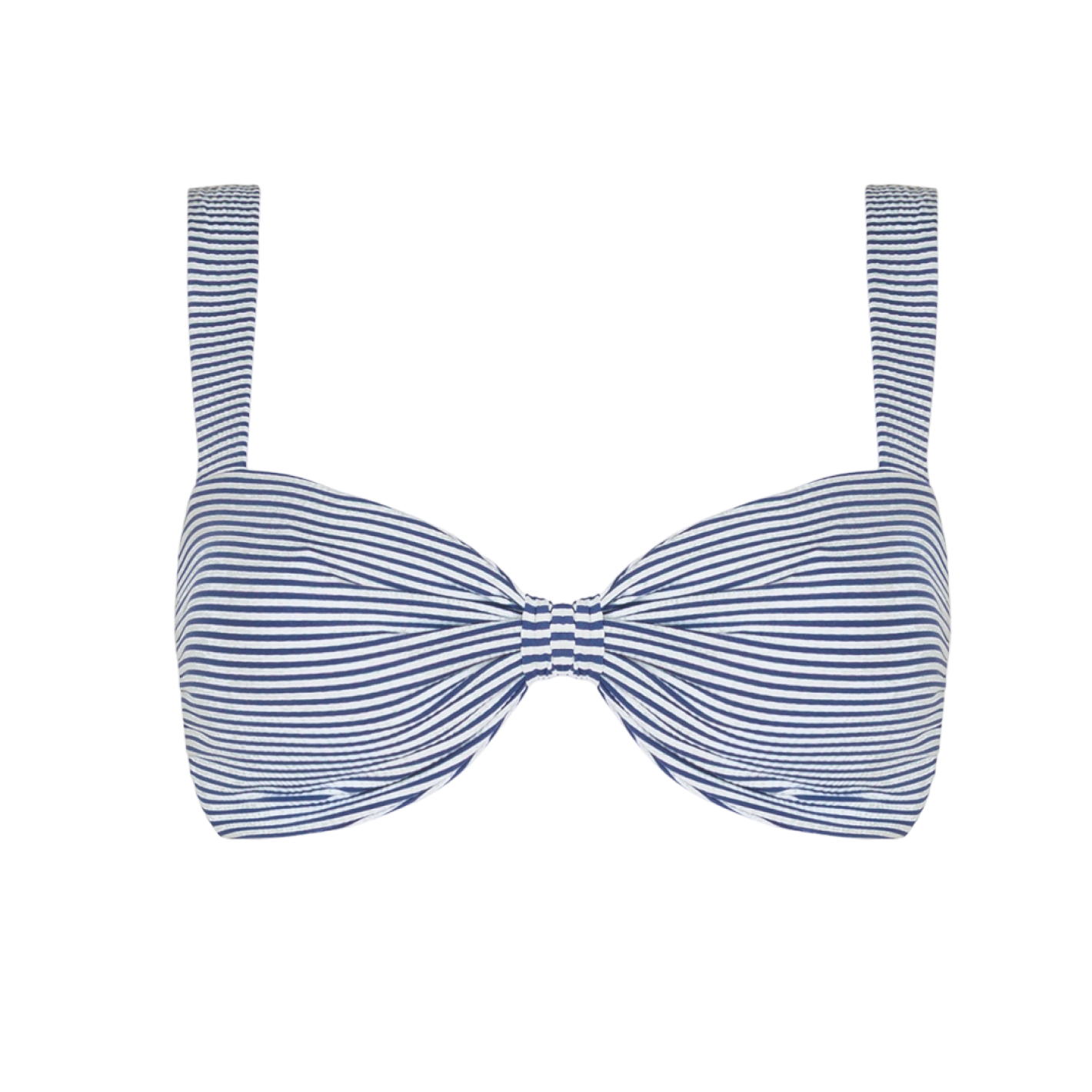 Women’s Harbor Stripe Knot Bikini Top