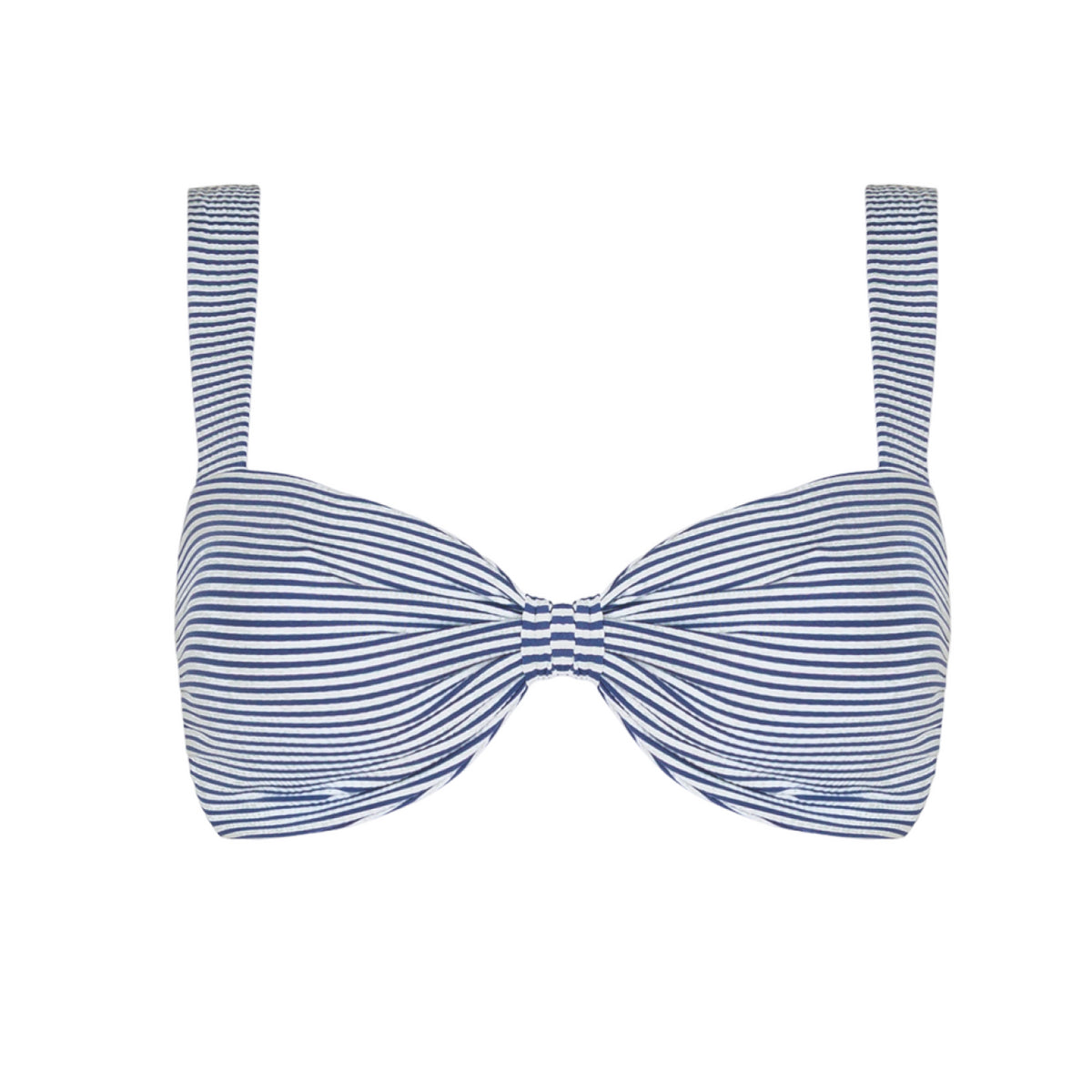 Women’s Harbor Stripe Knot Bikini Top