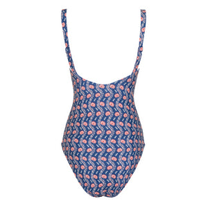 Women’s Navy Primrose Low Back One Piece