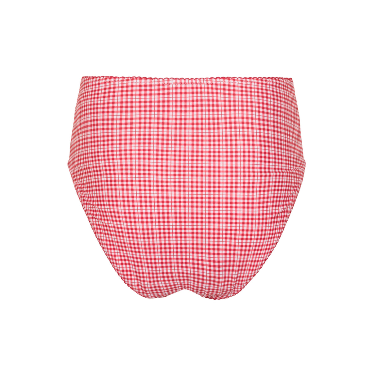 Women’s Poppy Gingham High Waist Bikini Bottom