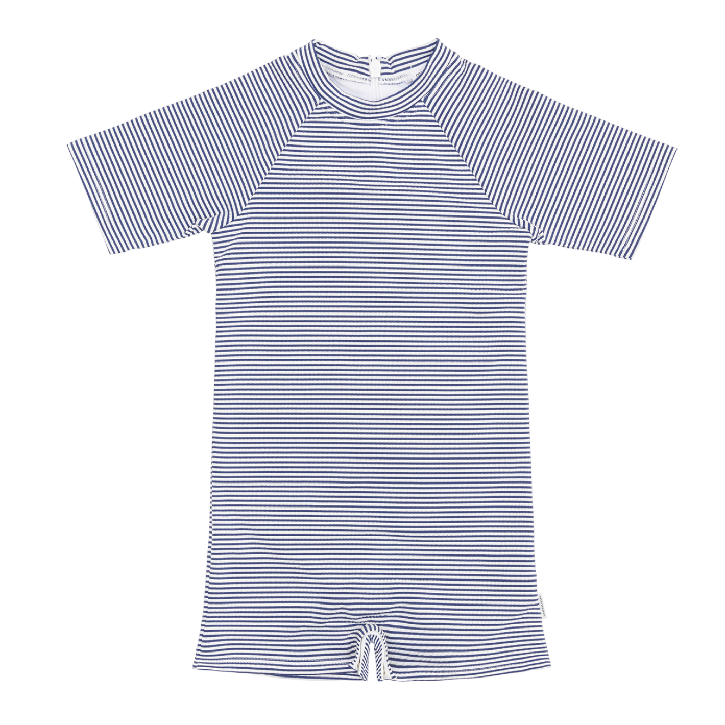 Unisex Harbor Stripe Short Sleeve Rashguard One Piece