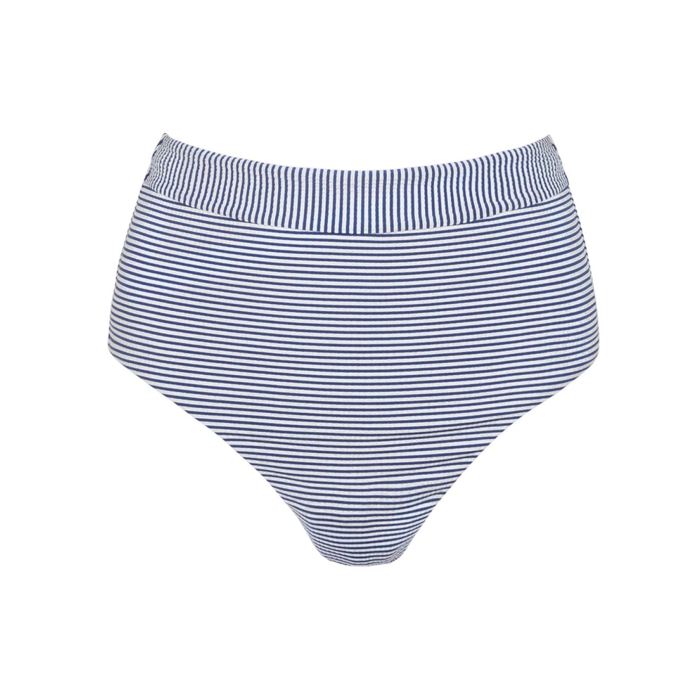 Women’s Harbor Stripe High Waist Bikini Bottom
