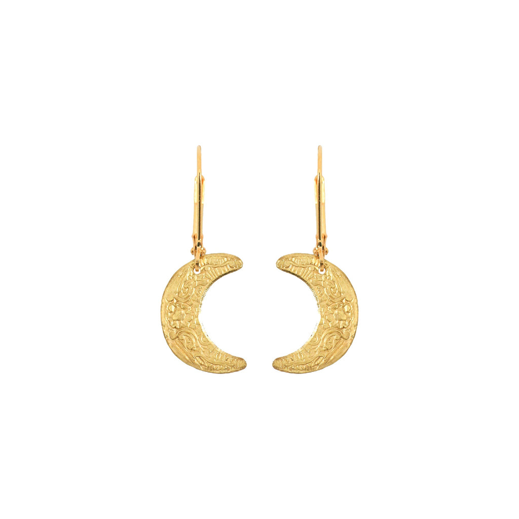 Small Moon Earrings