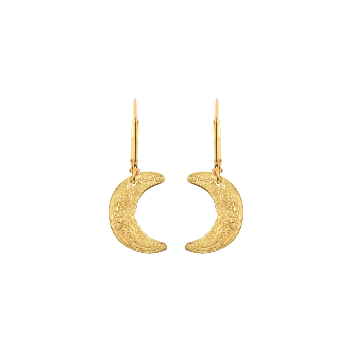 Small Moon Earrings