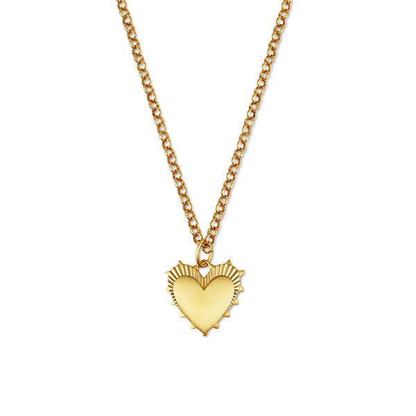 Small Heart of Gold Necklace