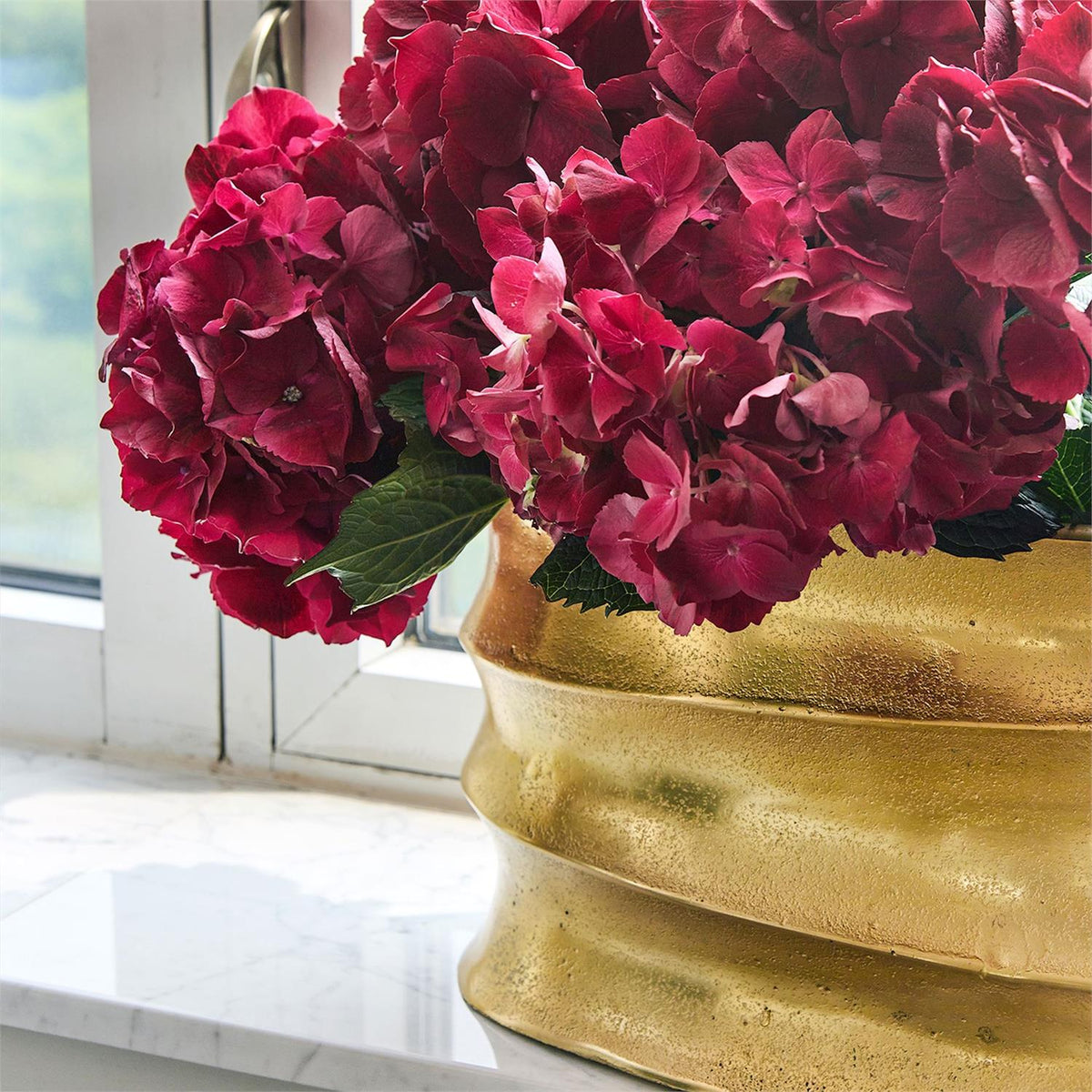 Gold Planter, Set of 2