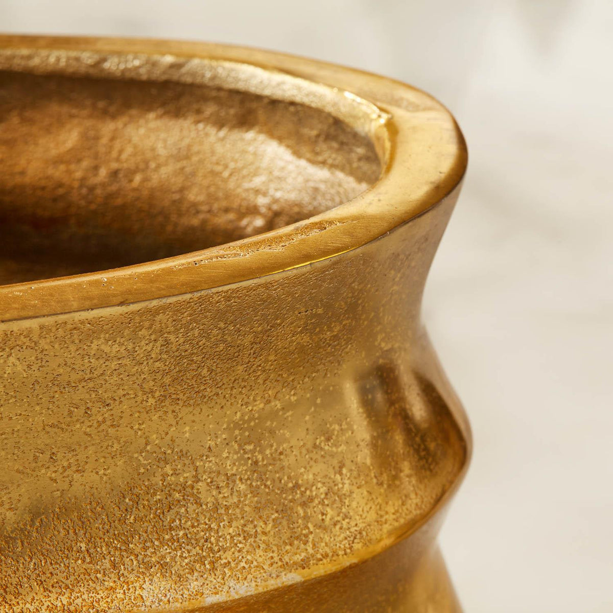 Gold Planter, Set of 2