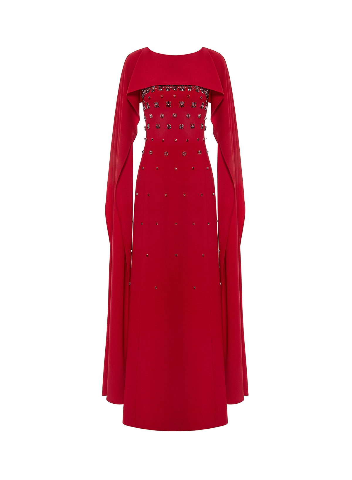 Luanne Gown Red Embellished Sable