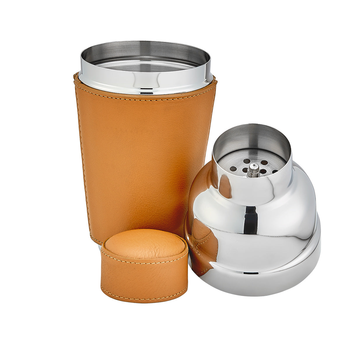 Cocktail Shaker in British Tan