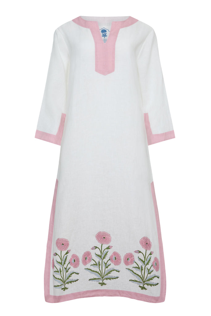 Hampton Caftan Pink Flower
