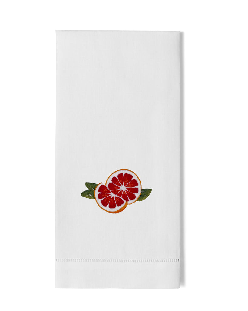Grapefruit Cut Hand Towel