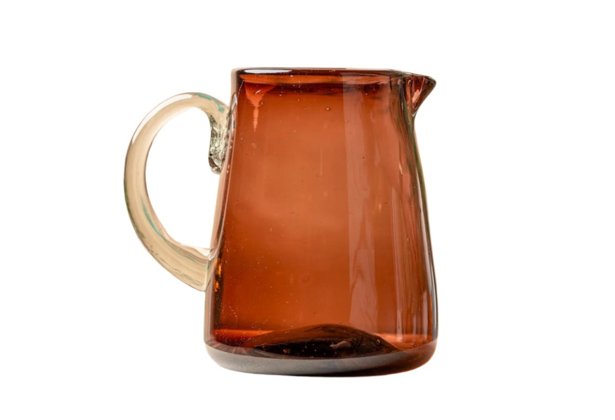 Handblown Glass Pitcher