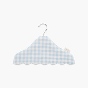 Children's Hanger in Blue Gingham backside