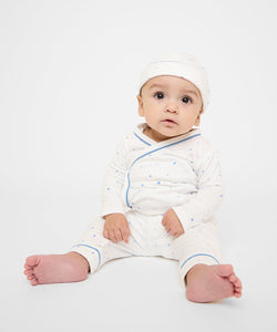 Hazy Hat in Blue Hearts